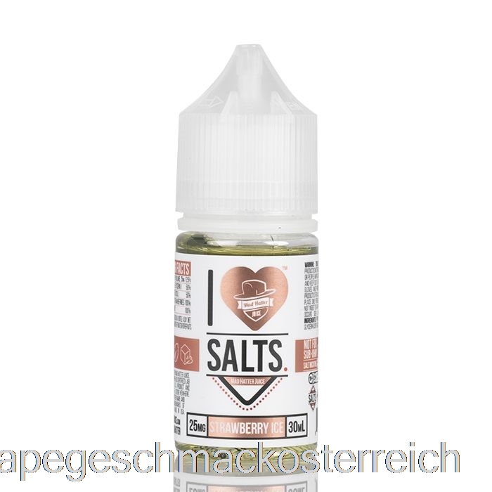 Erdbeereis – Ich Liebe Salze – 30 Ml, 25 Mg Vape-Geschmack